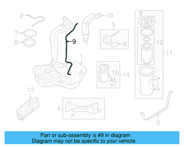 Breather Tube 1K0-201-993-M - View 17