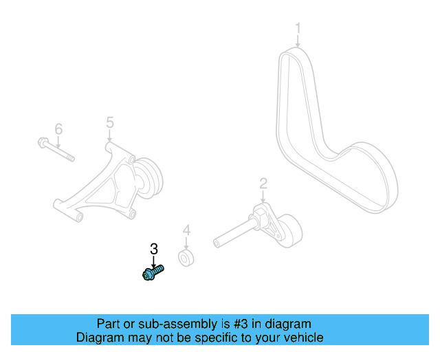 Mount Bracket Bolt N-911-490-01 - View 11