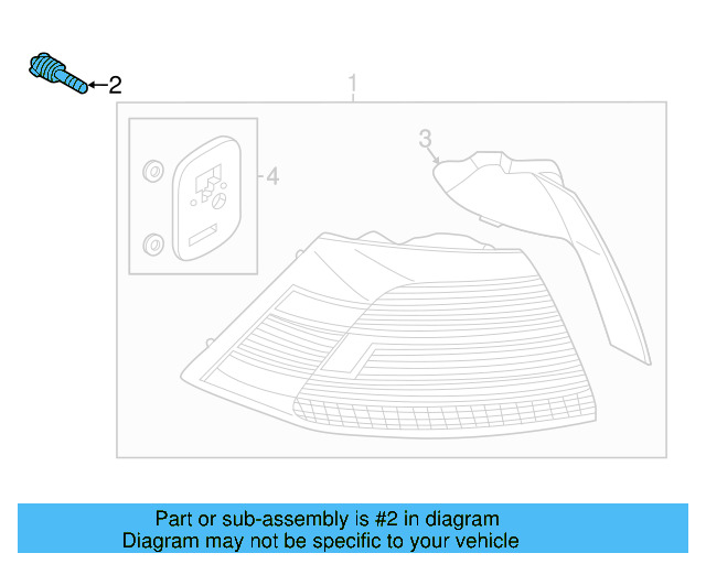 Tail Lamp Assembly Fastener 6RU-945-300 - View 38