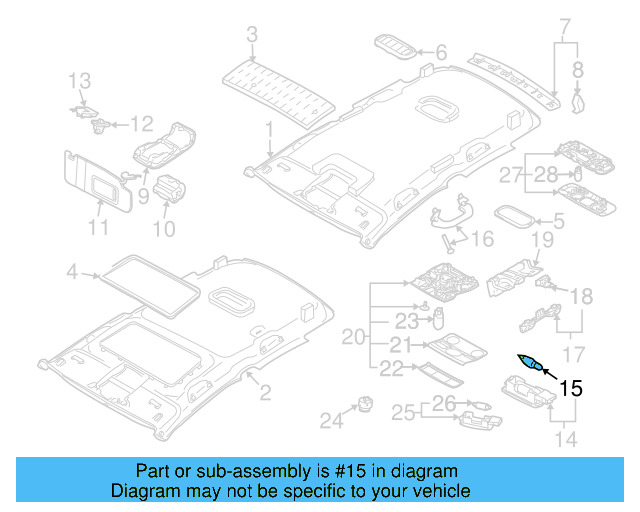 Sun Visor Holder 1K0-857-561-B-71N - View 8