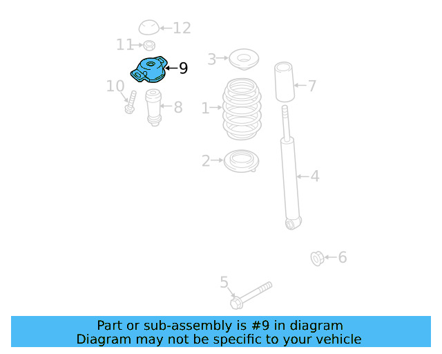 Shock Mount 5Q0-513-353-E - View 14