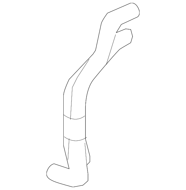 Water Hose 1K0-121-086-AB