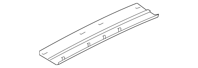 Back Glass Trim 1Q0-871-277-A - View 2