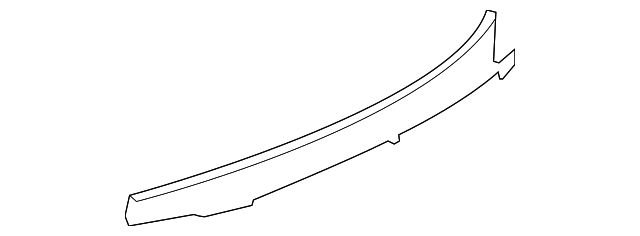 Back Glass Trim 1Q0-871-197-A-82V - View 2