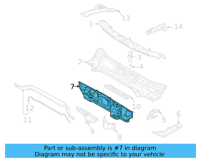 Dash Panel 5Q1-803-155-B - View 17
