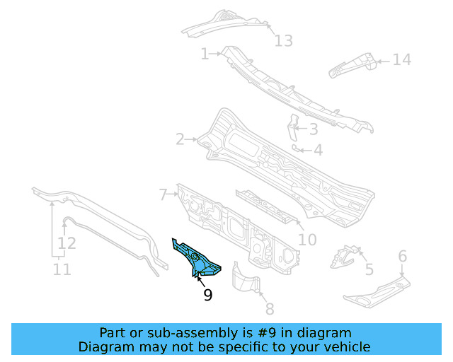 Extension Panel 5Q0-805-398-B - View 18