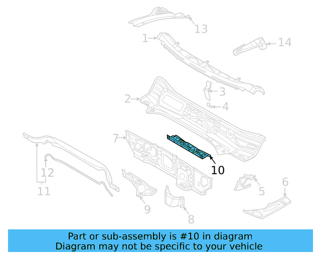Center Plate 5WA-805-277 - View 8