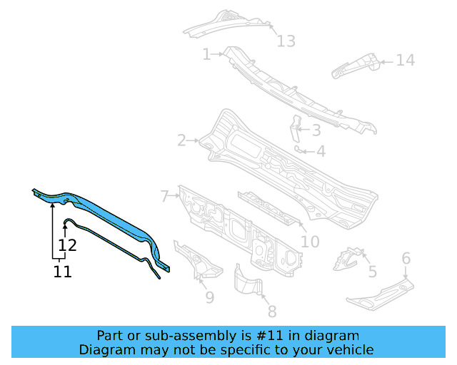 Center Panel 2GJ-805-275 - View 3