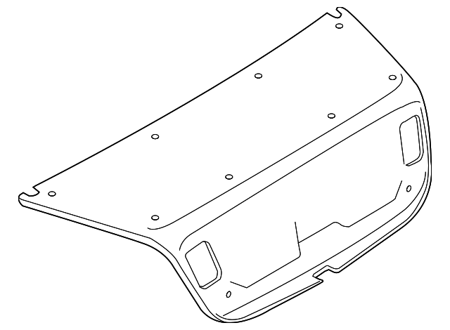 Trunk Lid Trim 1Q0-867-605-F-1BS - View 2