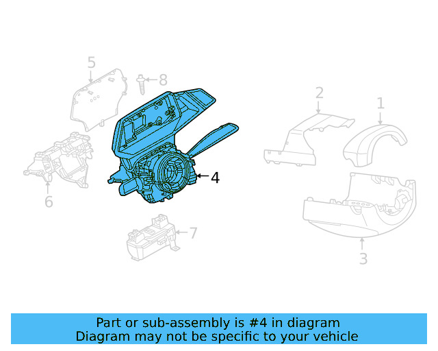 Lower Column Cover 11K-858-559-4PK