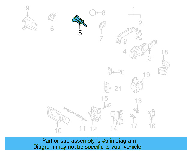 Lock Cylinder 107-837-167-GH - View 4