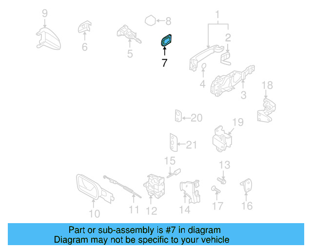 Button Gasket 1K0-837-211-9B9 - View 29