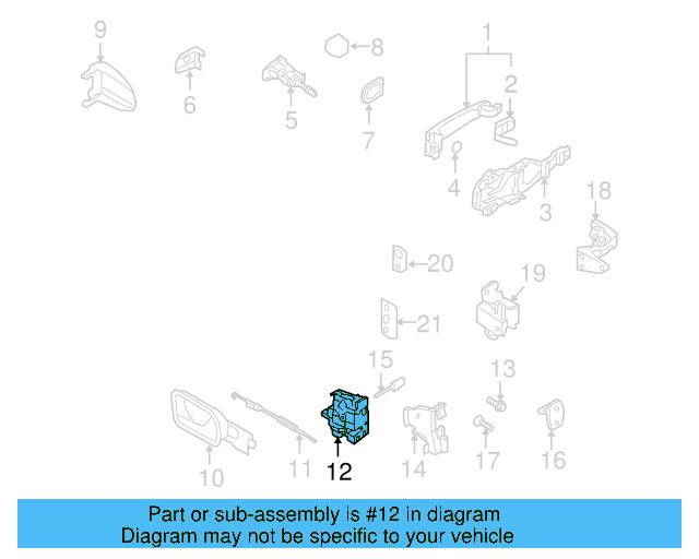 Lock Actuator 3B1-837-015-AT - View 37