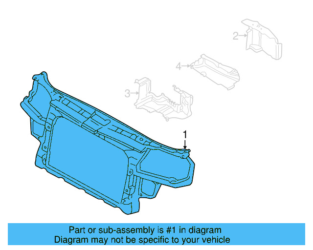 Radiator Support 1J0-805-588-T - View 18
