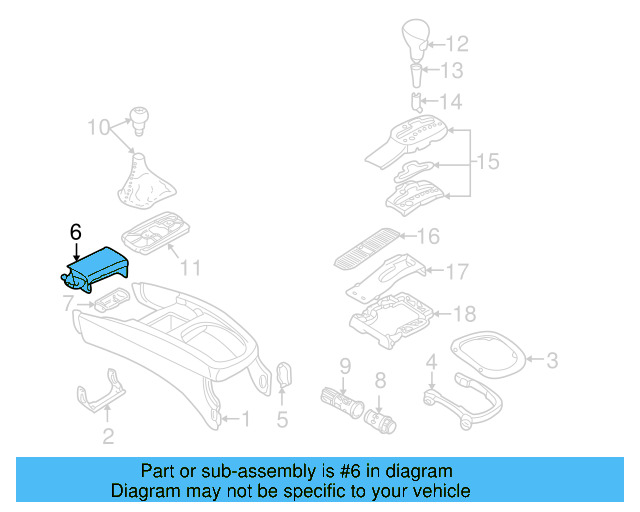 Ashtray 3B0-857-961-AD-2WE - View 17