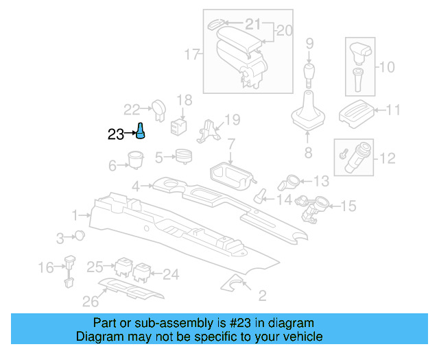 Hinge Cover Adapter WHT-001-759 - View 3
