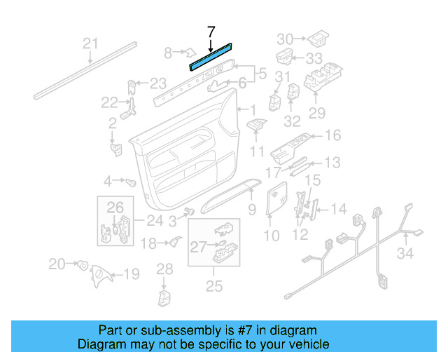 Insert Panel 7L6-853-071-C-9AT - View 5