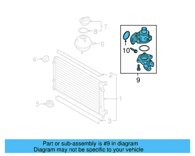 Thermostat Cover 06H-121-121-L - View 27