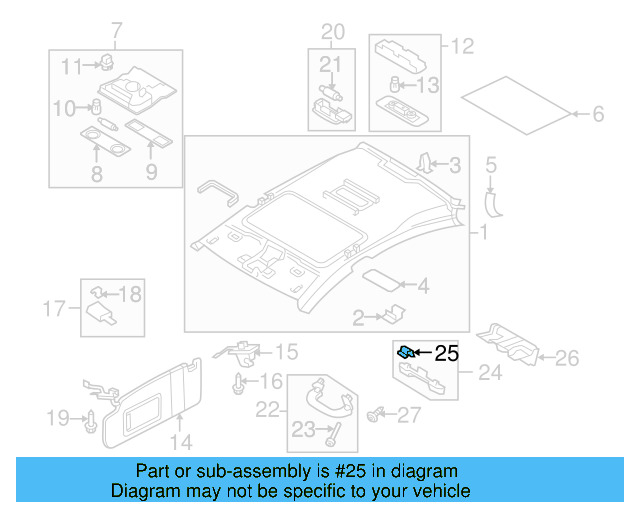 Mount Bracket Clip 5N0-867-633-A - View 7