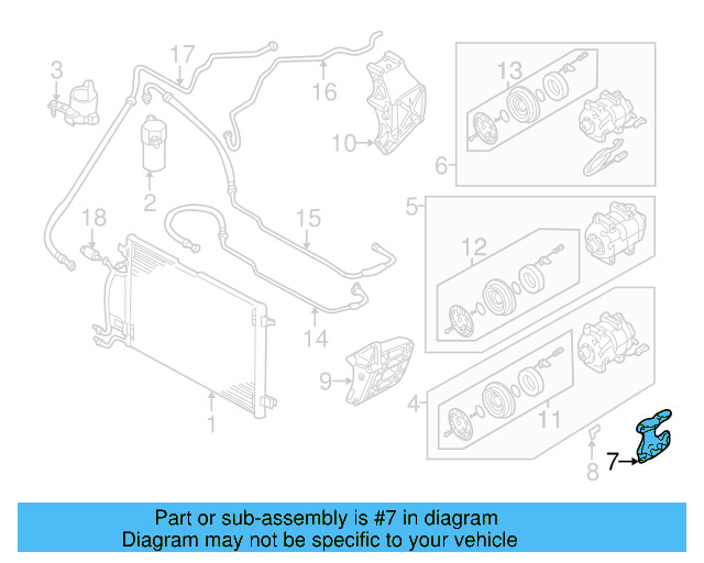 Side Bracket 8D0-260-759-L - View 7