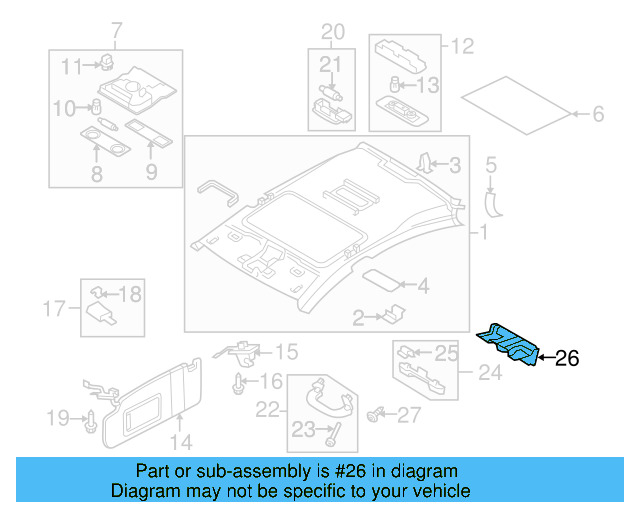 Mount Bracket Clip 5N0-867-633-A - View 46