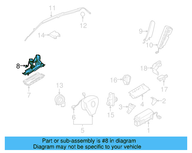 Driver Inflator Module 5K0-880-201-AA-81U - View 16