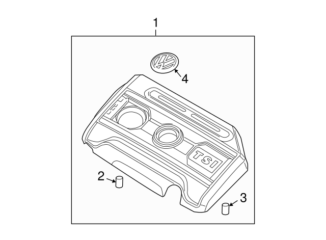 Engine Cover Connector 06J-103-226-A - View 66