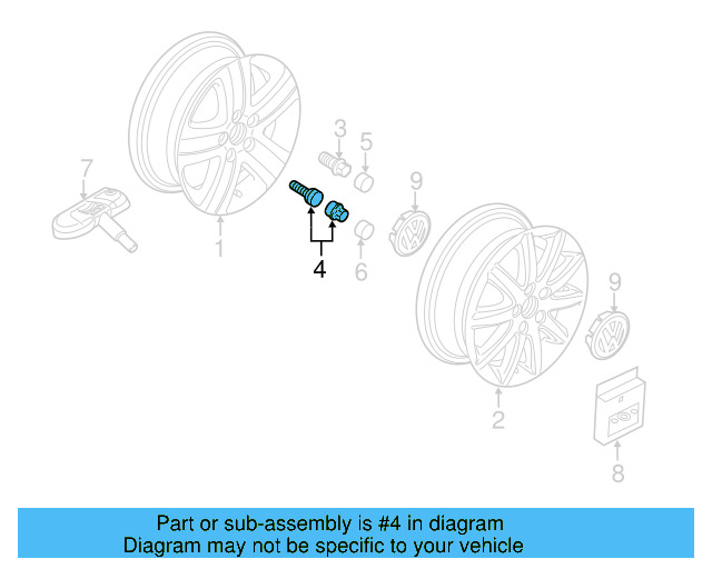 Wheel Bolt WHT-001-814-B-521 - View 35