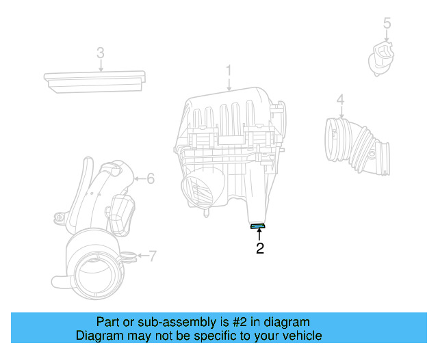 Air Cleaner Assembly Grommet 7B0-129-669 - View 9