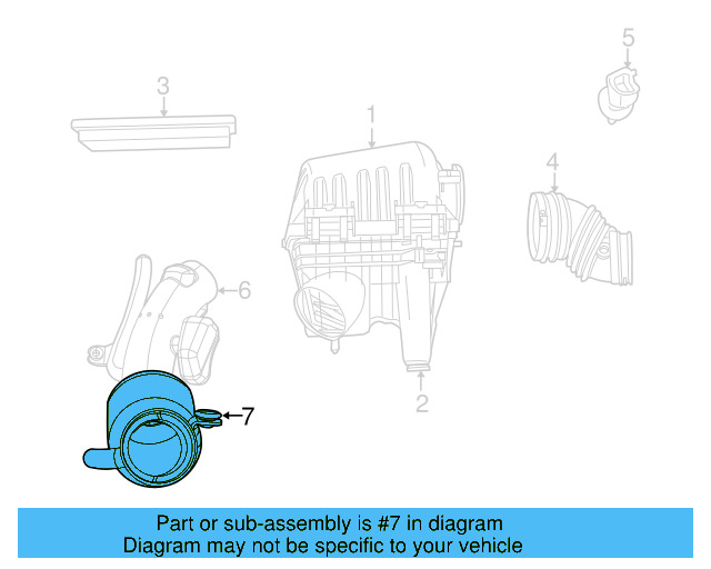 Air Cleaner Assembly Grommet 7B0-129-669 - View 10
