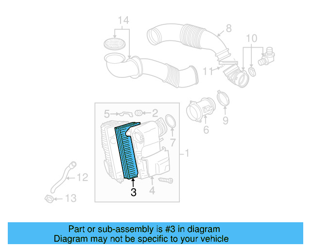 Air Filter 7L0-129-620-A - View 20