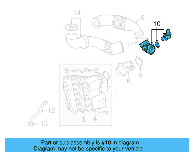 Connector Pipe 7L6-129-627-J - View 3