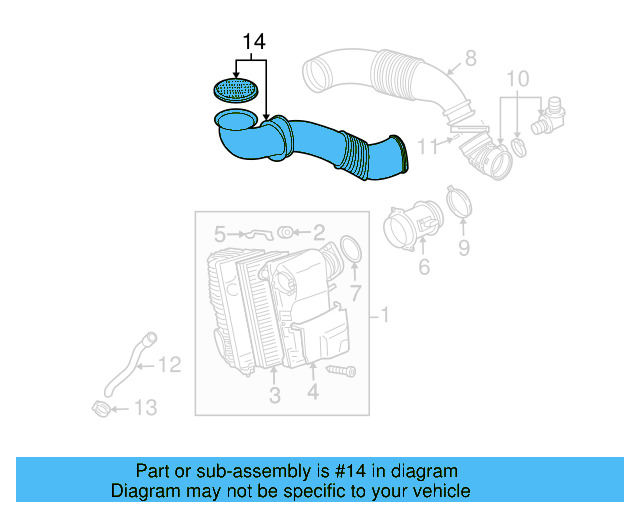 Intake Pipe 7L6-129-609-E