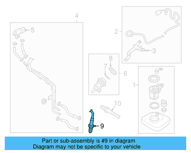 Oxygen Sensor 1K0-998-262-AD - View 5