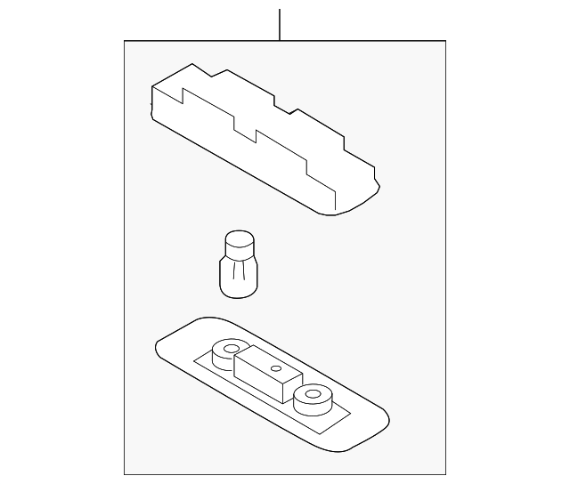 Rear O'head Lamp 3C0-947-291-F-Y20 - View 35