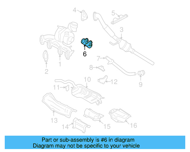 Front Muffler Clamp 357-253-141-A - View 9