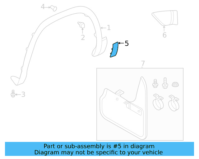 Trim (Unpainted) 3cn853794gru - View 4