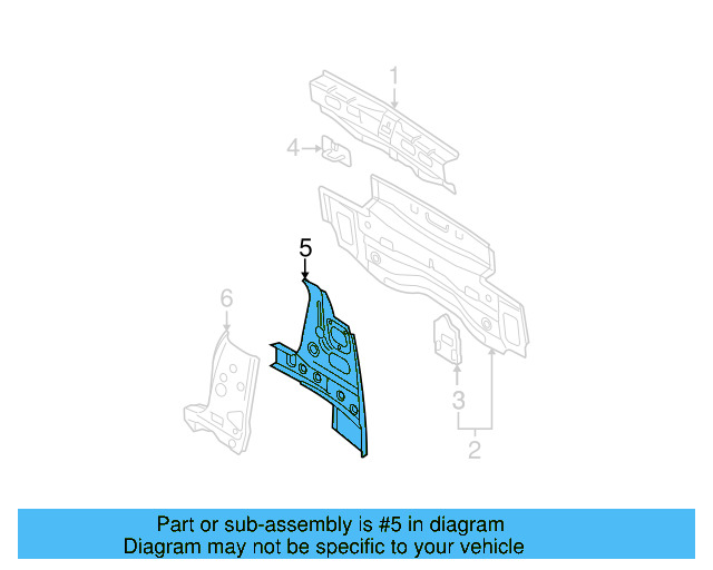 Tail Lamp Pocket 3C5-813-319 - View 6