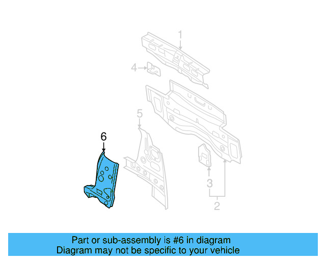 Tail Lamp Pocket 3C5-813-319 - View 7