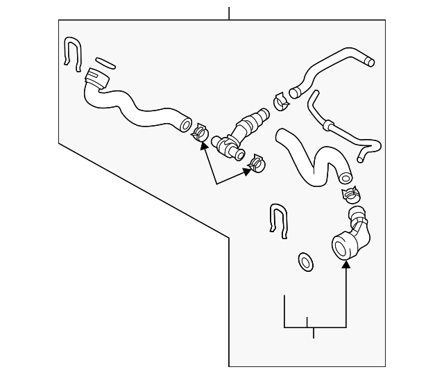 Upper Hose 1K0-122-101-KT - View 7