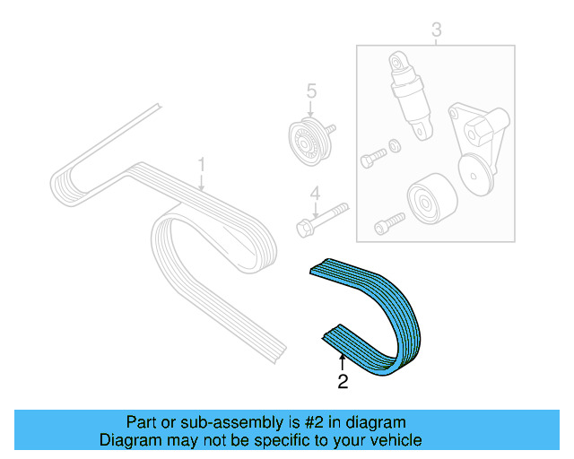 Serpentine Belt 07D-145-933-E - View 10
