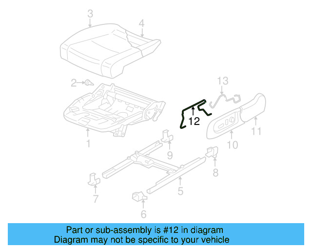 Retaining Bracket 8E0-881-560 - View 17