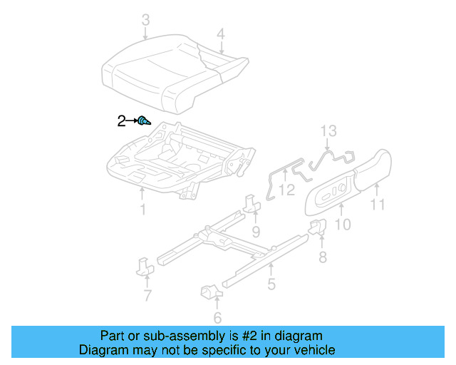 Seat Frame Screw 8E0-881-954 - View 8