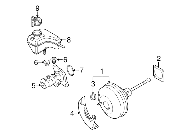 Master Cylinder 1K1-614-019-K
