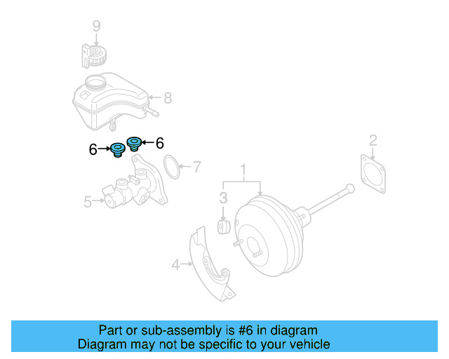 Master Cylinder Plug 357-611-817 - View 10