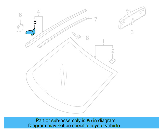 Molding Clip 1K0-853-910-E - View 7