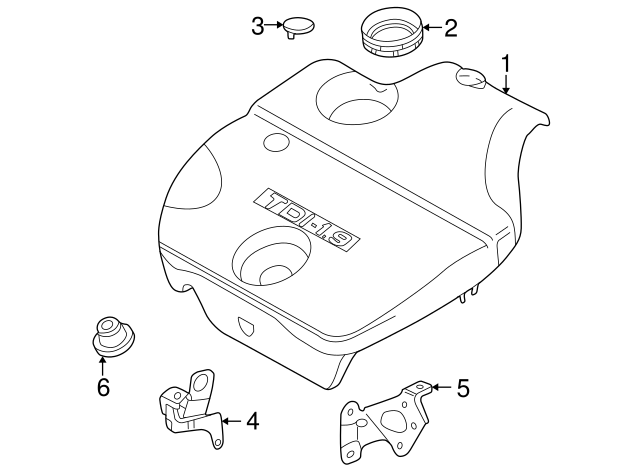 Intake Cover 038-103-925-HA - View 3