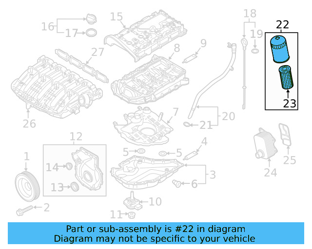 Oil Filter Housing 06L-115-401-L - View 11