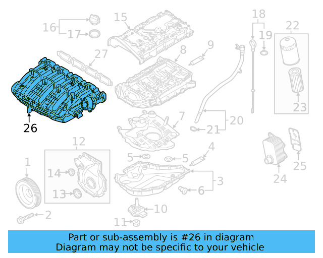 Intake Manifold 06L-133-201-ET - View 4