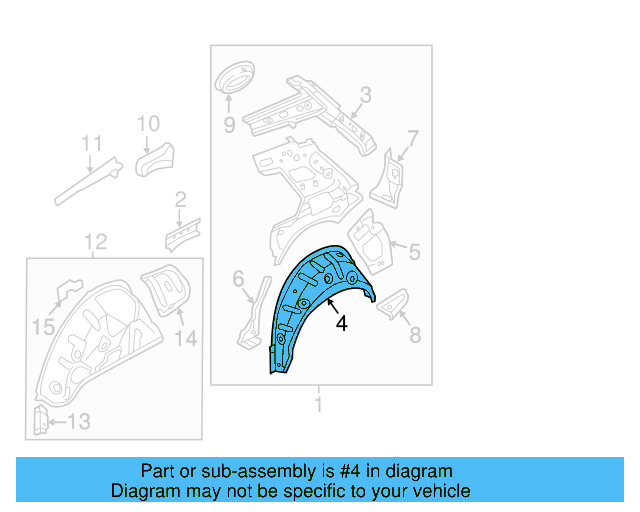 Outer Wheelhouse 5G6-809-412